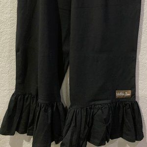 Matilda Jane Women's XL Ruffle Pants Black - NWT